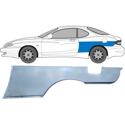 Hátsó sárvédő javító panel hoz Hyundai Rd 1996-2002 / Bal / COUPE 6306