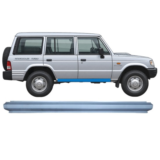 Küszöb javító panel hoz Hyundai Galloper 1991-2003 / Bal = Jobb (szimmetrikus) 17018