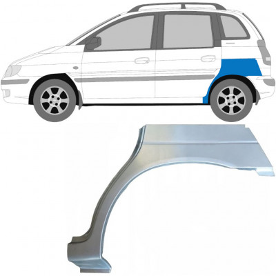 Hátsó sárvédő javító panel hoz Hyundai Matrix 2001-2010 / Bal 5435