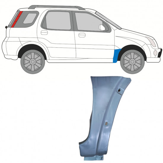 Első sárvédő javító panel hoz Suzuki Ignis 2000-2008 / Jobb 11130