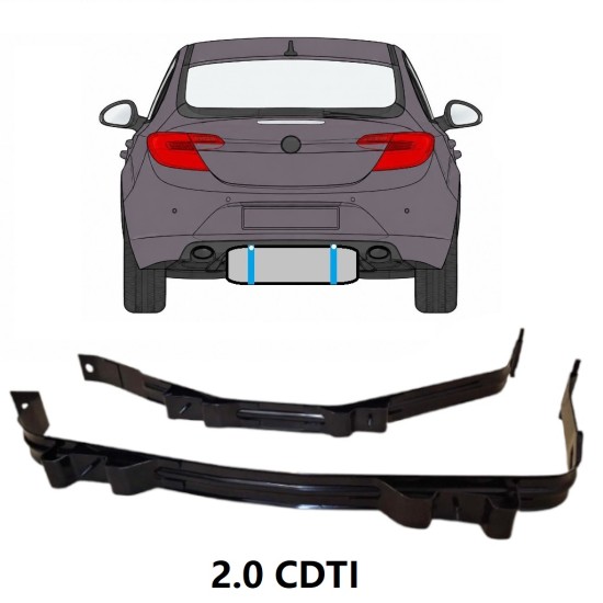 Tartószalag üzemanyagtartály hoz Opel Insignia 2008-2017 17019