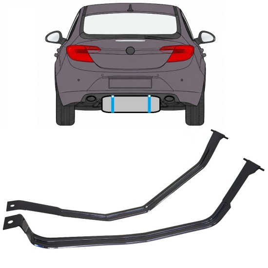 Tartószalag üzemanyagtartály hoz Opel Insignia 2008-2017 17020