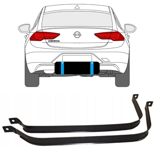 Tartószalag üzemanyagtartály hoz Opel Insignia 2017-2022 15115