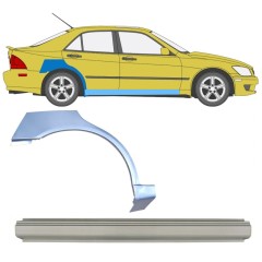 Küszöb és hátsó sárvédő javító panel hoz Lexus IS 1998-2005 / Jobb / Készlet 10315