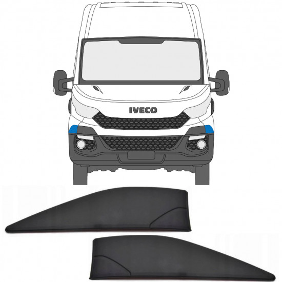 Jobb első sárvédő díszléc hoz Iveco Daily 2014- / Készlet 11847