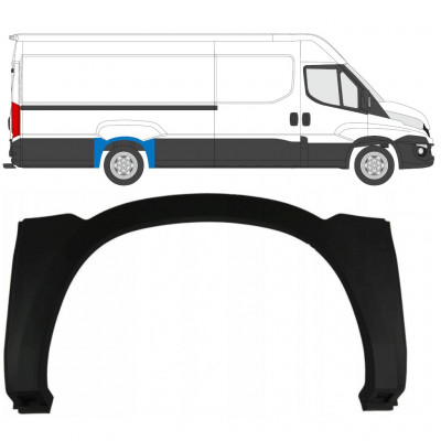Hátsó sárvédő oldali díszítő elem hoz Iveco Daily 2014-2019 / Bal = Jobb (szimmetrikus) 7885