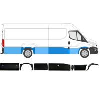 Oldalsó díszítő elemek készlete hoz Iveco Daily 2014-2019 / Jobb / 11981
