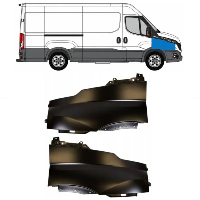 Első sárvédő hoz Iveco Daily 2019- / Bal+Jobb / Készlet 17109