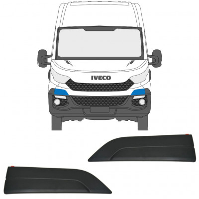 Lökhárító díszléc hoz Iveco Daily 2014- / Készlet 11843