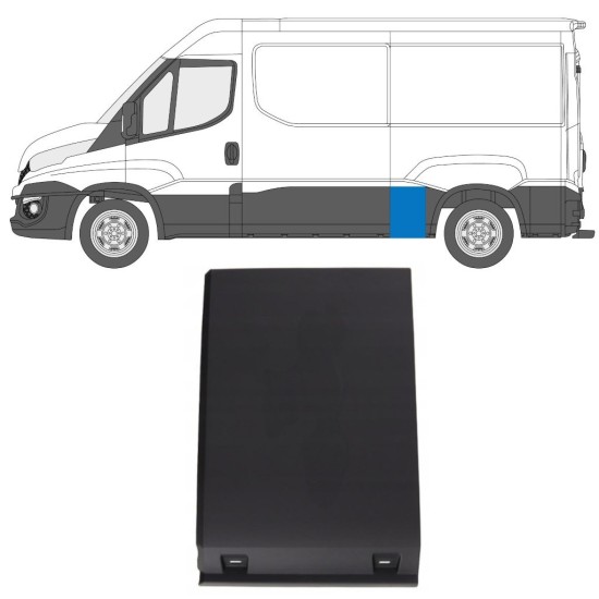 Hátsó sárvédő oldali díszítő elem hoz Iveco Daily 2014-2019 / Bal 16662