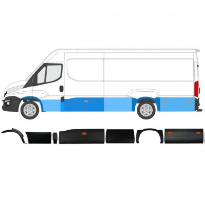 Oldali díszítő elem lámpával hoz Iveco Daily 2014-2019  / LWB / Bal / Készlet 11984