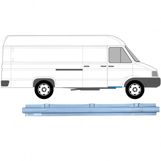 Első ajtó küszöb javító panel hoz Iveco Daily 1985-1999 / Bal = Jobb (szimmetrikus) 5221