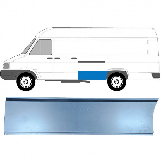 Hátsó sárvédő javító panel hoz Iveco Daily 1985-1999 / LWB / Bal 5750