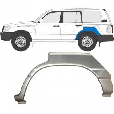 Hátsó sárvédő javító panel hoz Toyota Land Cruiser 1998-2007 / Bal 7055