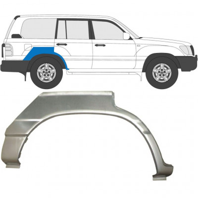 Hátsó sárvédő javító panel hoz Toyota Land Cruiser 1998-2007 / Jobb 7054