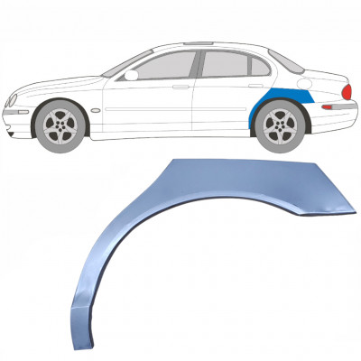 Hátsó sárvédő javító panel hoz Jaguar S-Type 1999-2007 / Bal 6126