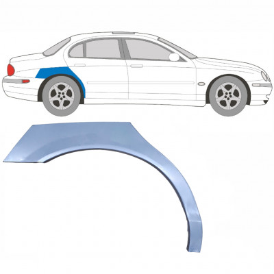 Hátsó sárvédő javító panel hoz Jaguar S-Type 1999-2007 / Jobb 5861