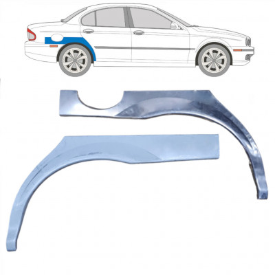 Hátsó sárvédő javító panel hoz Jaguar X-Type 2001-2009 / Bal+Jobb / Készlet 10475