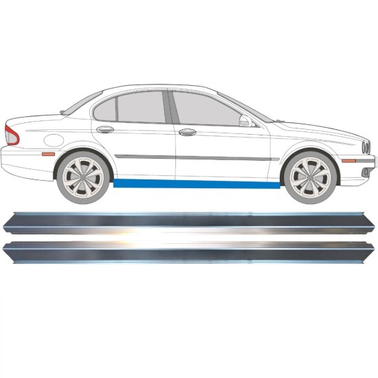 Küszöb javító panel hoz Jaguar X-Type CF-1 2001-2009 / Bal+Jobb / Készlet 16146