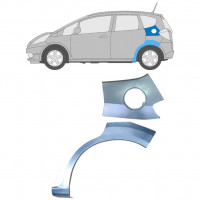 Üzemanyag nyílás és hátsó sárvédő javító panel hoz Honda Jazz GE 2008-2015 / Bal / Készlet 12618