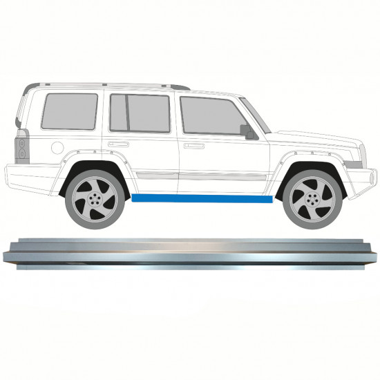 Belső küszöb javító panel hoz Jeep Commander 2005-2010 / Bal = Jobb (szimmetrikus) 8353