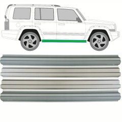 Küszöb és belső küszöb javító panel hoz Jeep Commander 2005-2010 / Bal = Jobb (szimmetrikus) / Készlet 10500