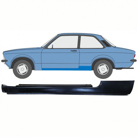 Küszöb javító panel hoz Opel Kadett C 1973-1979 / Bal 8783