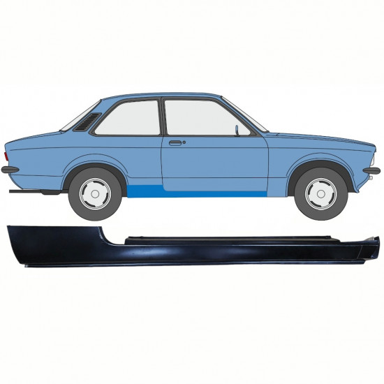 Küszöb javító panel hoz Opel Kadett C 1973-1979 / Jobb 8782