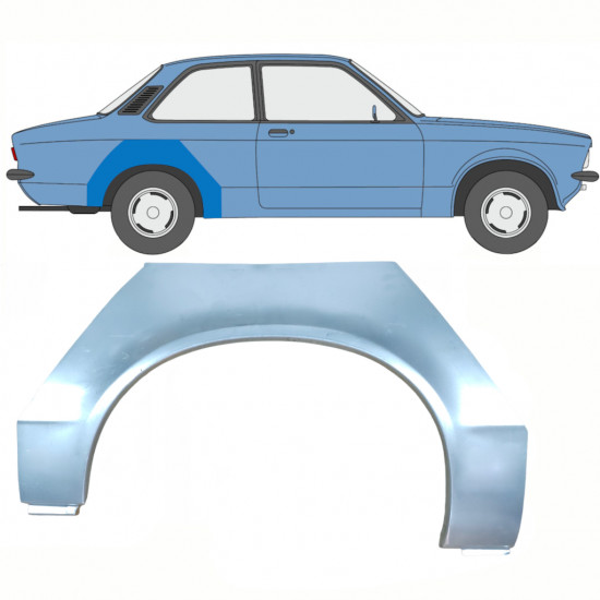 Hátsó sárvédő javító panel hoz Opel Kadett C 1973-1979 / Jobb 8784