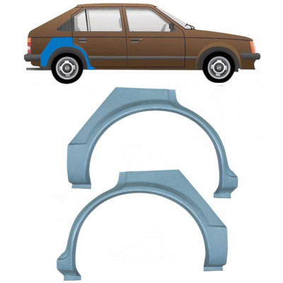 Hátsó sárvédő javító panel hoz Opel Kadett D 1979-1984 / Bal+Jobb / Készlet 9954