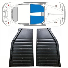 Alsó karosszéria padló javító panel hoz Volkswagen Kaefer 1949-1972 / Bal+Jobb / Készlet 10348