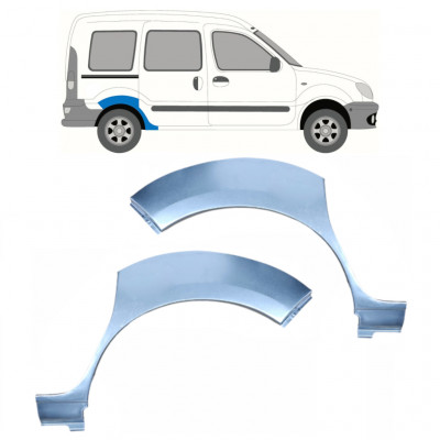 Hátsó sárvédő javító panel hoz Renault Kangoo 1997-2008 / Bal+Jobb / Készlet 9656