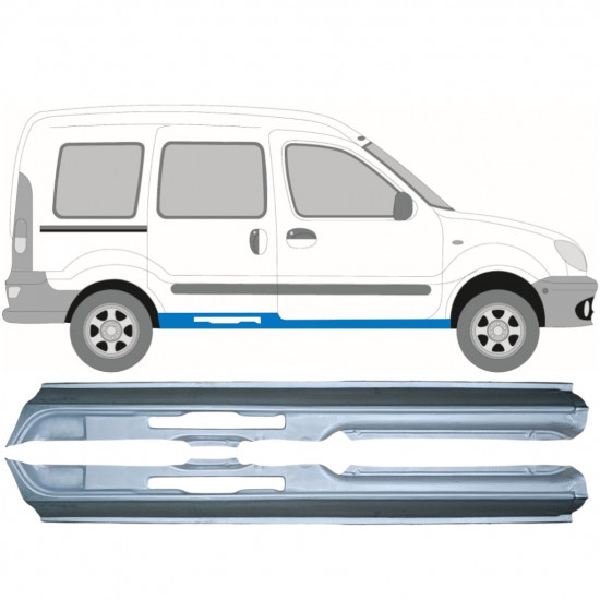 Küszöb javító panel hoz Renault Kangoo 1997-2008 / Bal+Jobb / Készlet 9480