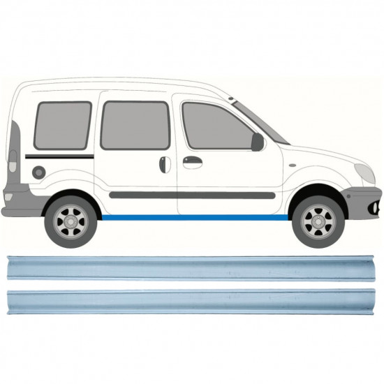 Küszöb javító panel hoz Renault Kangoo 1997-2008 / Bal+Jobb / Készlet 10280