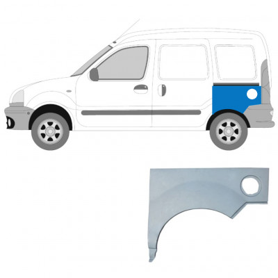 Hátsó sárvédő javító panel hoz Renault Kangoo 1997-2008 / Bal 9127