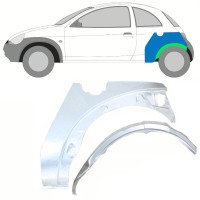 Belső és külső hátsó sárvédő javító panel hoz Ford KA 1996-2008 / Bal / Készlet 10776