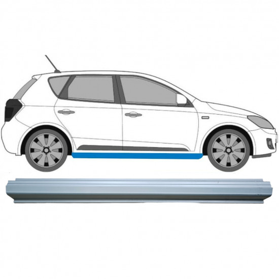 Küszöb javító panel hoz Kia Ceed 2006-2012 / Jobb 6311