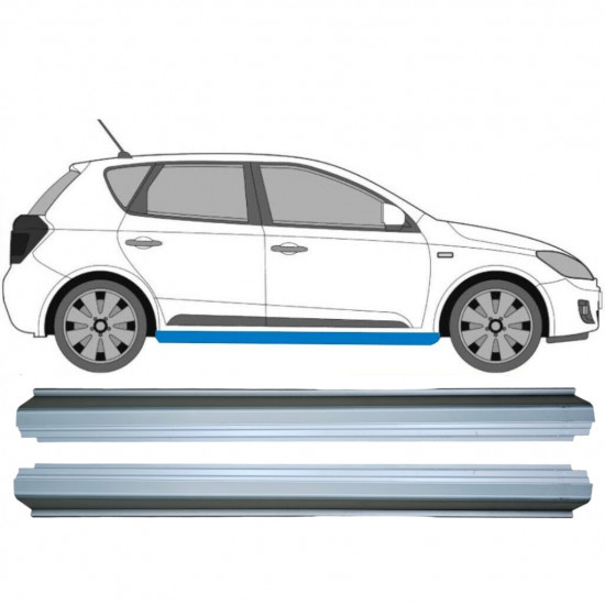 Küszöb javító panel hoz Kia Ceed 2006-2012 / Bal+Jobb / Készlet 9400