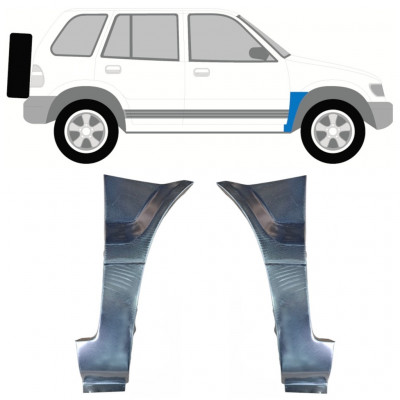 Első sárvédő javító panel hoz Kia Sportage 1994-2002 / Bal+Jobb / Készlet 9978