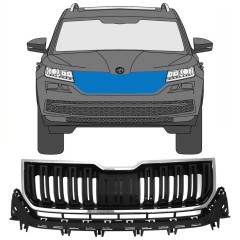 Hűtőrács hoz Skoda Kodiaq 2016-2023 / Készlet 7546