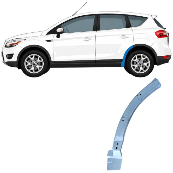 Első rész hátsó sárvédő javító panel hoz Ford Kuga 2008-2013 / Bal 16935