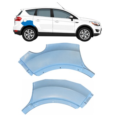 Hátsó sárvédő hátsó rész javító panel hoz Ford Kuga 2008-2013 / Bal+Jobb / Készlet 17067