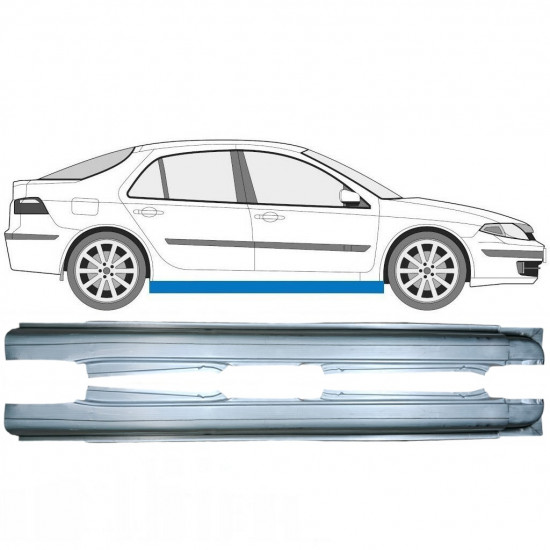 Küszöb javító panel hoz Renault Laguna 2001-2007 / Bal+Jobb / Készlet 9408