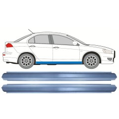 Küszöb javító panel hoz Mitsubishi Lancer 2007-2017 / Bal = Jobb (szimmetrikus) / Készlet 10489
