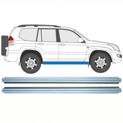 Küszöb javító panel hoz Toyota Land Cruiser 2003-2010 / Bal = Jobb (szimmetrikus) / Készlet 10578