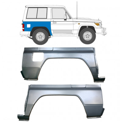 Hátsó sárvédő javító panel hoz Toyota Land Cruiser 1984-1993 / Bal+Jobb / Készlet 9514