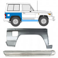 Küszöb és hátsó sárvédő javító panel hoz Toyota Land Cruiser 1984-1993 / Jobb / Készlet 11478