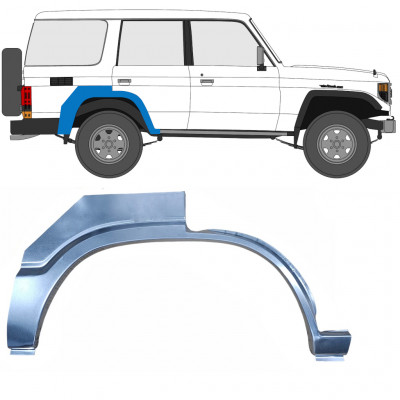 Hátsó sárvédő javító panel hoz Toyota Land Cruiser 1980-1991 / Jobb 7060