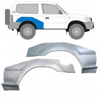 Hátsó sárvédő javító panel hoz Toyota Land Cruiser 1996-2002 / Bal+Jobb / Készlet 10123