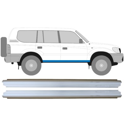 Küszöb javító panel hoz Toyota Land Cruiser J90 1996-2002 / Bal+Jobb / Készlet 14849